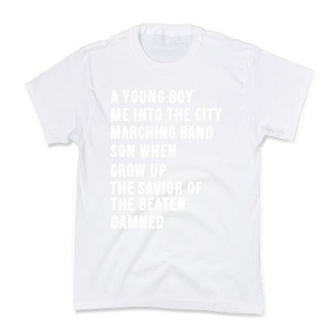 When I Was a Young Boy (1 of 2 pair) Kid's Tee